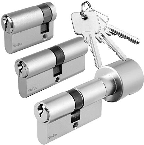 Schließzylinder für gleichschließendes SET/Längen frei kombinierbar Knaufzylinder A:55mm B:35K