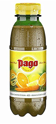 Fruchtsaft Pago Orangenkarotte Zitrone 33 cl x12