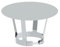 Tecnovis Kamin Regenhaube aus Edelstahl, Innendurchmesser 130 mm, Wandmontage, Silber
