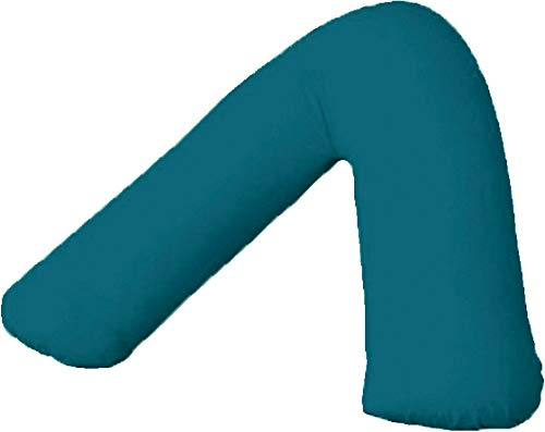 R&Z Orthopaedic, Nursing, Maternity V Shaped Bolster Pillow Case Cover (Teal)