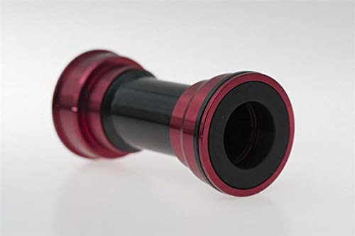HiTeMP42 Innenlager BB92 PressFit MTB für Shimano Hollowtech II Kurbeln rot