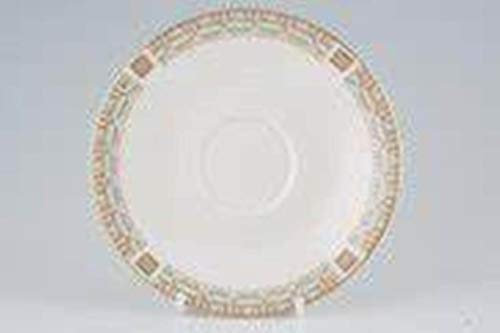 Royal Doulton English Porcelain White NILE Coffee Saucer ONLY 14cm Diameter