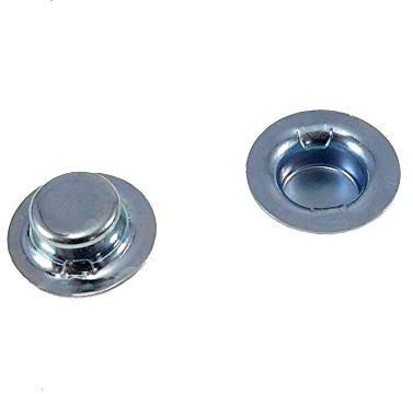 Magic Hub 1/2 Push-on Cap Nut - Axle Cap Nut - Wheel Retainer (4 Pack) - Fits 1/2 Diameter Shafts/Axles