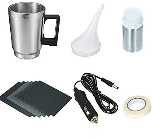 GEZICHTA - Taza atomizadora, kit de reparación de esmalte de lentes de faros delanteros de coche, kit de restauración automática de taza atomizadora.