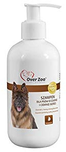 Over Zoo Shampoo für schwarzes und Dunkles Haar 250ml Spezialisiertes, intensivierendes Farbshampoo für Hunde mit schwarzem und dunklem Haar