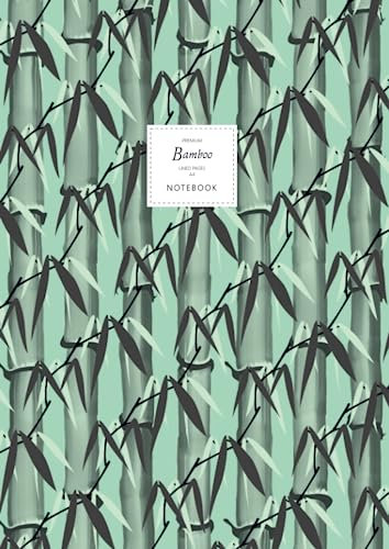 Bamboo Notebook - Lined Pages - A4 - Large: (Spring Green Edition) Notebook 192 lined pages (A4 / 8.27x11.69 inches / 21x29.7cm)