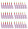 Gcroet 36PCS Fishing Rigs Pre-tied Sea High Carbon Steel Fishing Hooks Mackerel Feathers Sea Boat Beach Pier Lure Colorful Fish Rigs for Freshwater Saltwater Fishing