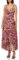 Morgan Robe longue évasée imprimé abstrait Rose