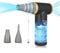Kica JetFan 2 Electric Compressed Air Duster Cleaner, Rechargeable Battery,Powerful 101,000 RPM, Cordless Air Duster for PC, Laptop, Keyboard, Electronics, Home Cleaning, Black