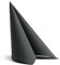Alvotex CHIC Soft Point 50 Servietten, hochwertige Einwegserviette, 38x38 cm, Schwarz