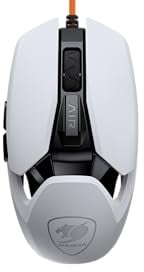 COUGAR GAMING | SOURIS GAMING | AIRBLADER TOURNAMENT 20 000 DPI - BLANC - COUGAR BOUNCE-ON - Patins PTFE - Capteur Optique PMW3399 - Pour Droitiers et Gauchers