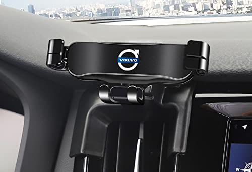 REDLEK Auto Handyhalterung für Volvo XC60 S90 V90 S60 XC40 XC90, Handy KFZ Halterungen Kratzfest rutschfest, 360° Drehung Flexibel, Universal Autotelefonhalter Auto Zubehör,S60 2020~2021 2023