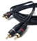 DRUT 3m Twin RCA to RCA Phono Turntable Mixer Ground Lead With Earth Terminals Cable (10ft.)