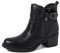 QUEEN HELENA Stivaletti Bassi Traforati con Tacco Basso Casual Donna X30-107 (Nero, Sistema Taglie Calzature EU, Adulto, Donna, Numero, Media, 40)