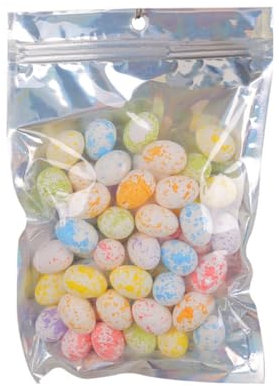 Wisafory 50 Stück Ostereier Ostern Pastell Eier Deko Schaumeier Bunt Mini Ostereier Ornamente zum Basteln Kleine Schaum Eier Osterdeko für DIY Handwerk Ostern Party 2 x 2.5 cm Bunt 1# 50pcs