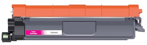 TN248 TN248XL Toner Kompatibel für TN-248 Toner für TN-248XL Brother MFC-L3760CDW DCP-L3520CDWE DCP-L3520CDW DCP-L3560CDW MFC-L8390CDW MFC-L3740CDWE MFC-L3740CDW (1X Magenta)