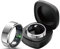 Smart Ring Android Fitness Tracker Ring Smartringe für Herren Damen Schrittzähler Sport Smartring Fitnessring IOS Fitnesstracker Schwarz Silber