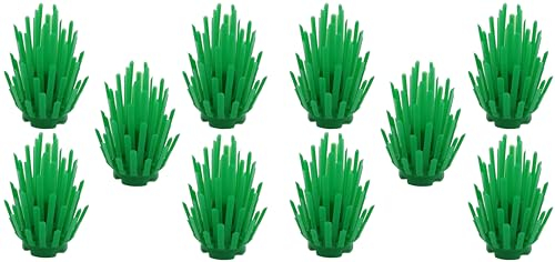 10x klassik grüne Custom Strauch Pflanze Busch Hecke Grünzeug für City Police Creator Bluebrixx® Cobi® Kazi® Xingbao®