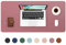 DOBAOJIA Große Schreibtischunterlage XXL, Schreibtischmatte, Desk Pad, Schreibtischschutz, Schreibblock, für Laptop/Tastatur/Maus, PU Leder Wasserdicht + Wildleder Rutschfest 80 x 40cm