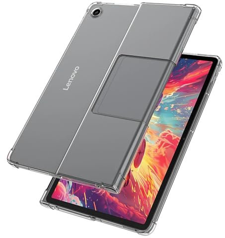 MEMELOKA Cover per Lenovo Tab Plus 11.5 Pollici 2024 (TB351FU), Trasparente Morbido TPU Silicone Protettiva Custodia Antiurto Anti-Graffio Bumper con Angoli Rinforzati
