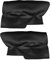 Spring talks Moulages Intérieurs pour VW pour G&olf 5 MK5 2005-2010 Uniquement 3 Portes Garniture De Panneau D'accoudoir De Porte De Voiture(Back 2pcs,Noir)