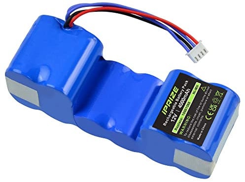 iPrize Batteria di ricambio NiMH da 12 V, 4000 mAh, per ECOVACS Deebot 900, 700, M88, DE33, DE35, DG710, DG716 OZMO 610, 901, 902, per iRobot Roomba Combo R113, R113840, R118, R18, R18, R18, R18, R118