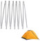 Ersatz-Zeltstangen 9,5 mm, vormontierte Aluminium-Zeltstange, 5 m, 7001 T6 beheizte Stange aus Aluminiumlegierung, einpolig, Grau