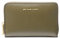 Michael Kors Jetset Petit étui à cartes zippé pour femme, Vert safari, One Size, Jet Set Petit étui à cartes zippé