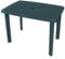 Myheimly Gartentisch mit Schirmloch Witterungsbeständig Esstisch Campingtisch Tisch Terrassentisch Gartenmöbel Kunststoff Grün,101 x 68 x 72 cm