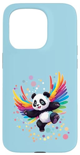 Custodia per iPhone 15 Pro Panda Orsetto donna bambino uomo divertente animali motivi animali 128