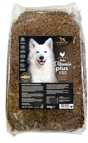 MY HAPPY PETS Premium Hundefutter Adult Vitamin Plus mit Huhn 2 x 10 kg