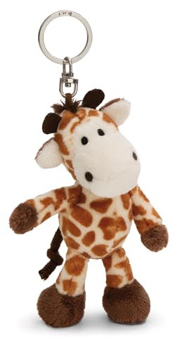 NICI Schlüsselanhänger Giraffe 10cm - braun - Treuer-Begleiter für Rucksack oder Tasche, Schlüsselhalter für klein und Groß | 61852