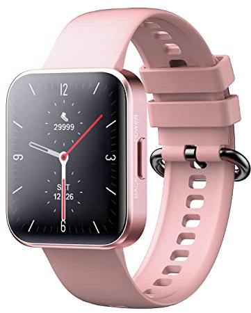 MISIRUN Montre Connectée Femme, 1.71 HD Smartwatch avec 20+ Modes Sportifs/Podometre/SpO2/Sommeil/Cardiofrequencemetre/Music Control/Message Alert, Etanche IP68, Montre Intelligente pour Android iOS