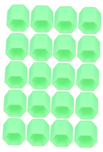 PAMINGONO 20 Stück Im Dunkeln Leuchtende Radkappen, Mini Radmutternabdeckung, Radmutternabdeckung, Ersatz Reifenschraubenkappen Für Fahrzeuge, Radmutternabdeckungen, Mini Radmutternkappen,