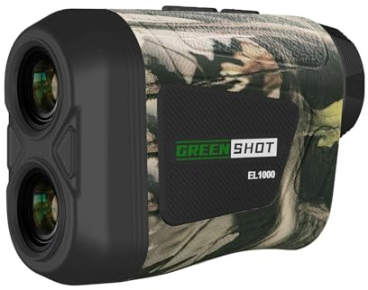 GREEN SHOT Télémètre de golf pour la chasse - Télémètre de golf avec interrupteur de pente, verrouillage du drapeau, mode vitesse, étanche et rechargeable, idéal pour tir à l'arc, golf, chasseur d'arc