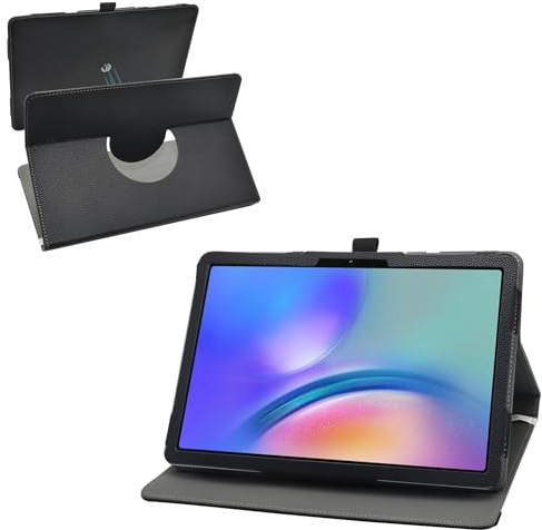 Rotative 360° Étui Housse pour Logicom Tab XXL 14/WITECOR A14/MAXLEGEN M14 M40/PIXPEAK L211-EEA M621-EEA/RUSHAR A14/Byxsb G140L/RUSHAR A140 M748/LINROM M621-EEA/TECLAST T70 14 Pouces Tablette,Noir