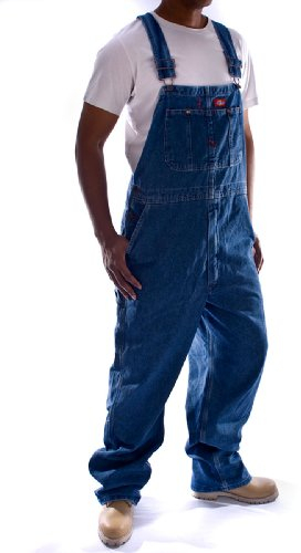 Dickies, Herren, Dickies Denim-Latzhose in Washed-Optik, STONEWASHED INDIGOBLAU, 40W / 30L