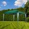 DEMA Alu Faltpavillon Pavillon Gartenzelt Partyzelt Überdachung Sonnenschutz Grün