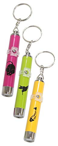 Croci Led Pointer - Mini-Lichtprojektor, LED-Spielzeug für Katzen, Farblich Sortiert, 1 Stück, Mehrfarbig