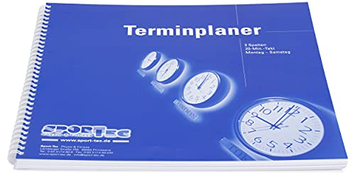 Terminplaner, 2 Spalten, 20-Min.-Takt, Montag - Samstag, 30x30 cm