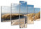 Visario 200 x 100 cm Bild auf Leinwand Ostsee Nordsee Düne 6310-SCT deutsche Marke und Lager - Die Bilder/das Wandbild/der Kunstdruck ist fertig gerahmt