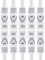 0,5m - weiss - 10 Stück CAT.7 Netzwerkkabel Sftp (Rohkabel) Patchkabel (SET) 10000Mbit/s - 500 MHz konfektioniert mit 2 RJ45 Stecker Cat6a