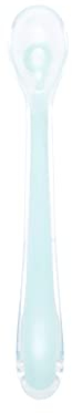 Babymoov Cuillère en Silicone pour Bébé 1er Age Bleu Azur