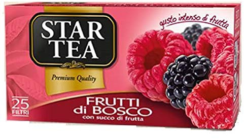 Star The Frutti di bosco tè tea box 25 Tee beutel Beeren 42,5g Schwarztee