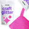 Hemway Craft Glitter - Baby Pink Iridescent | Ultrafine Metallic Sequin Flakes for Resin & Epoxy Crafts | Supplies for Tumblers, Cards, Jewellery, Candle, Hair, Face, Body & Nail Art | 100 g