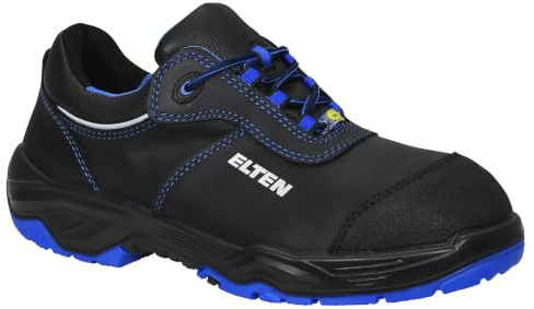 ELTEN Reaction Blue Low ESD S3S | Sicherheitsschuhe für Damen & Herren, Stahlkappe, leicht, atmungsaktiv