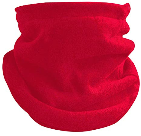 Octave Kids Fleece Winter Neck Warmer Snood [Size One Size, Colour Red]