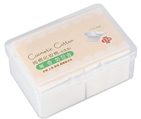 150PCS Kosmetische Wattepads Gesichts Make-up Tücher Nail Art Polish Gel Tips Entferner & Box, fusselfreie Nageltücher Gesichts Augen Make-up Tücher, Gesichts Nagel Entferner