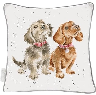 Wrendale Designs Kissen, 40 cm, Motiv Treat Time Dogs