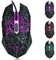 Dpofirs A70 Professional Wired Gaming Mouse, Universelle Optische USB Gaming Maus mit Bunt Atmendem LED Licht, Ergonomische 6 Tasten Maus, DPI 800 2000 Einstellbar, PC Maus(schwarz)